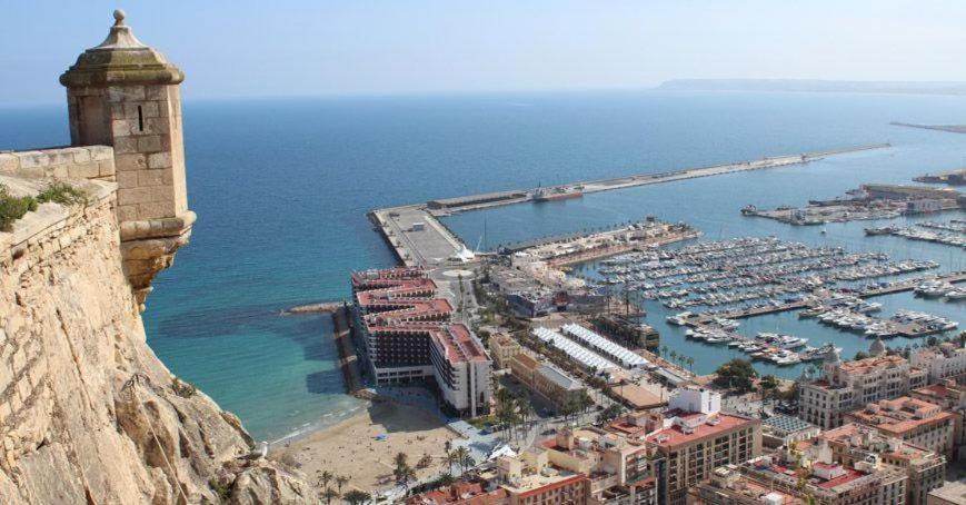 Flamenco, Apartamento Exclusivo De Dos Habitaciones En El Pleno Del Casco Antiguo, Alicante, Playa, Centro Historico, Rambla Eksteriør bilde
